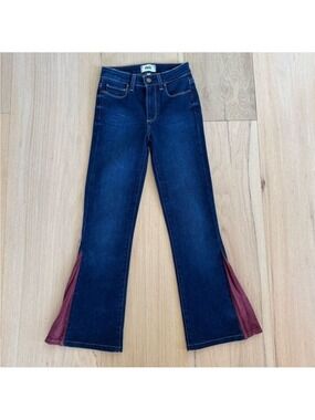 PAIGE High Rise Manhattan Jeans Flare Wide Leg Size 23 NWOT